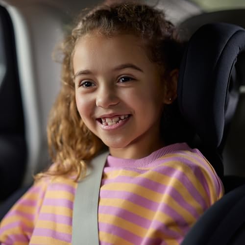 Bebeconfort RevolveFix 360 i-Size, Autositz 360 Drehbar, 0–12 Jahre, 40–150cm, ISOFIX Kindersitz, Top-Tether-Installation, 360°-Drehung, 6 Liegepositionen, 12 Kopfstützenpositionen, Full Black