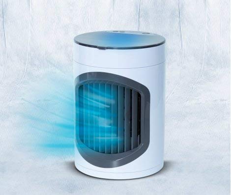 LIVINGTON SmartChill - Klimagerät mit Wasserkühlung - Tragbares Klimagerät mit 3 Stufen - kraftvoller Mini Luftkühler mit Tankvolumen für 12h Kühlung