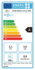 SUNTEC Mobiles Klimagerät Impuls 2.0 Eco R290 – Klimaanlage mobil und leise mit Abluftschlauch – Kühler & Entfeuchter für Räume bis 25 qm – Mobile Kühlung für Wohnung & Büro – 7.000 BTU – 2050 Watt