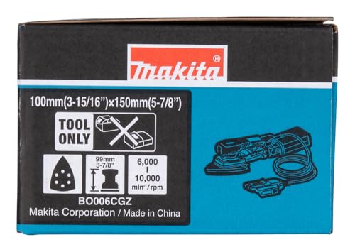 Makita BO006CGZ Akku-Deltaschleifer 40V max. / 100 x 150 mm (ohne Ladegerät und Akkus)