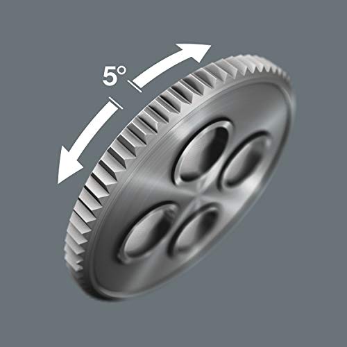 Wera 05075830001 Safe-Torque A 1 Set 1, Drehmomentschlüssel-Satz, 1/4" Vierkant, 2-12 Nm, 10-teilig, Schwarz-grün