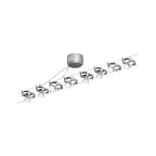 Paulmann 94153 Seilsystem Set Cardan max. 8x10W GU5,3 dimmbar Metall Seilsystem Seilleuchte Seillampe LED ohne Leuchtmittel