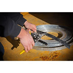 Wiss M3R 248mm MetalMaster Blechschere mit Hebelübersetzung, Links, gelb