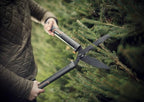 Fiskars SingleStep Heckenschere, Mit Wellenschliff, Hochwertige Stahl-Klingen, Länge 60 cm, Mattschwarz, HS22, 1001433