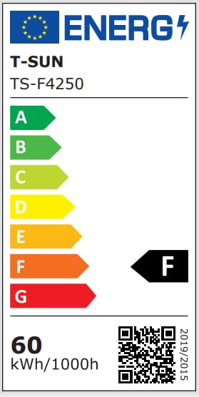 LED Baustrahler 2x60W mit Verstellbarer Stativ, T-SUN 6000K Kaltweiß LED Strahler Arbeitsstrahler mit 4M Kabel Stecker, Tragbar Baulampe Arbeitsscheinwerfer Wasserdicht IP66 für Werkstatt Garage