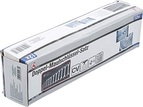 BGS Diy 1233 | Doppel-Maulschlüssel-Satz | SW 6 x 7 - 30 x 32 mm | 12-tlg.