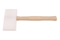 STUBAI KUNSTSTOFFHAMMER keilförmig 155 × 85 × 35 mm | Kopf aus hochschlagfestem Kunststoff | Eschenstiel geschweift | unlackiert & rutschfest | Profi-Spenglerhammer | 278501