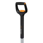Fiskars Teleskop-Spatengabel für Harte, steinige Böden, Mit 4 Zinken, Länge 1,10 m bis 1,30 m, Hochwertiger Borstahl, Schwarz/Silber, SmartFit, 1070717