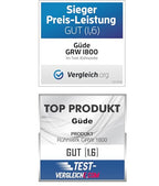 Güde Rührwerk GRW 1800 (professioneller Mörtel- und Farbrührer, 1800 W, max. 700 1/min, elektronische Drehzahlregulierung, Soft-Start-Funktion, Schalter für Dauerbetrieb, 2 Rührkörbe, Test SEHR GUT)