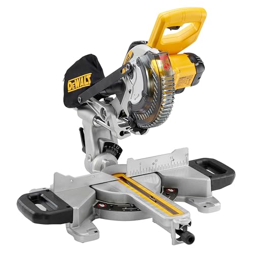 DEWALT 18 V Akku-Paneelsäge/Kapp-und Gehrungssäge (184 mm Sägeblattdurchmesser, 48° Neigungseinstellung, XPS-Schnittlinienanzeige, Lieferung ohne Akku und Ladegerät) DCS365N