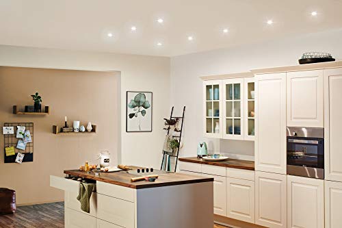 Paulmann Einbauleuchte LED Coin Base rund 5W Eisen IP23 sprühwassergeschützt 3er-Set schwenkbar