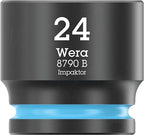 Wera 05005530001 8100 SB 12 Zyklop Comfort Knarrensatz, Umschalthebel, 3/8"-Antrieb, metrisch, 16-teilig
