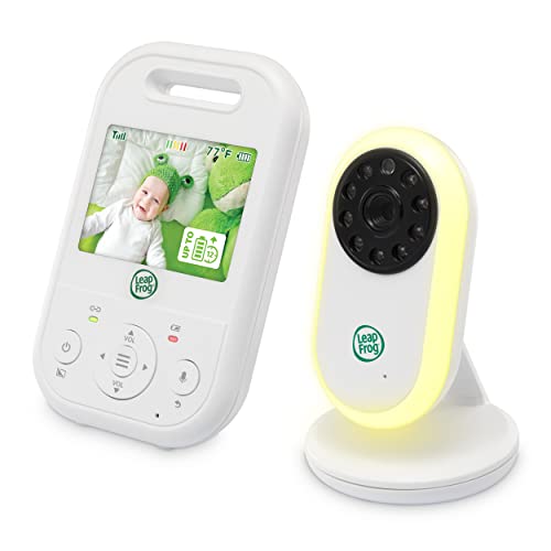 LeapFrog LF2423 Baby Monitor with Camera, Long Range, 2.8 Inch Video LCD Display, 2X Zoom, Temperature Sensor, Noise Activation Mode, Intercom, Long Battery Life, 720p