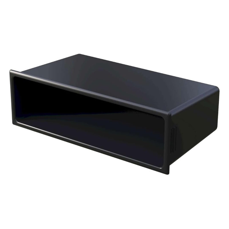 Audioproject A184 - Autoradio Universal Ablagefach 1 DIN Radio Ausschnitt Radioblende kompatibel für VW Golf VW Passat 3BG VW Polo VW Lupo Volvo Skoda Seat FIAT Mazda Ford Audi Mercedes ISO