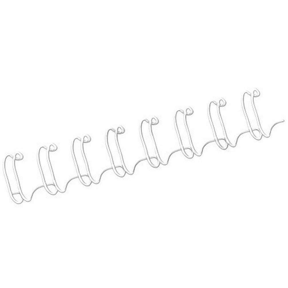 Fellowes Drahtbinderücken A4, 10mm, weiß, 100 Stück, 53262, weiss