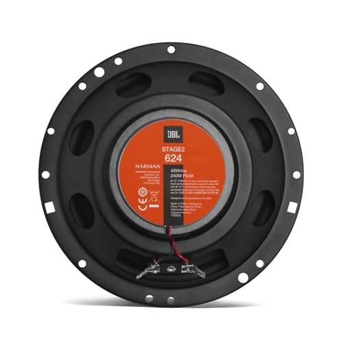 JBL Stage2 624 2-Wege Auto Lautsprecher Set von Harman Kardon - 240 Watt KFZ Autolautsprecher Boxen 16 - 17 cm