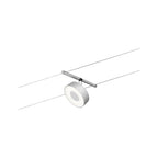 Paulmann 94476 LED Seilsytem Circle Einzelspot 400lm incl. 1x5 W Warmweiß Chrom matt, Chrom Kunststoff, Metall Beleuchtungssystem 3000 K