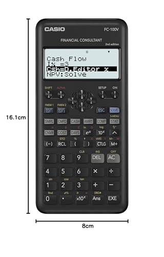 Casio FC-100V-2, Finanzrechner Second Edition, FC-100V-2-W-ET