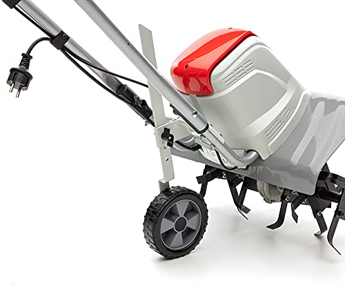 IKRA Elektro Bodenhacke Kultivator FEM 1500 Flexible Arbeitsbreite 17-45cm, inkl. Häufelpflug
