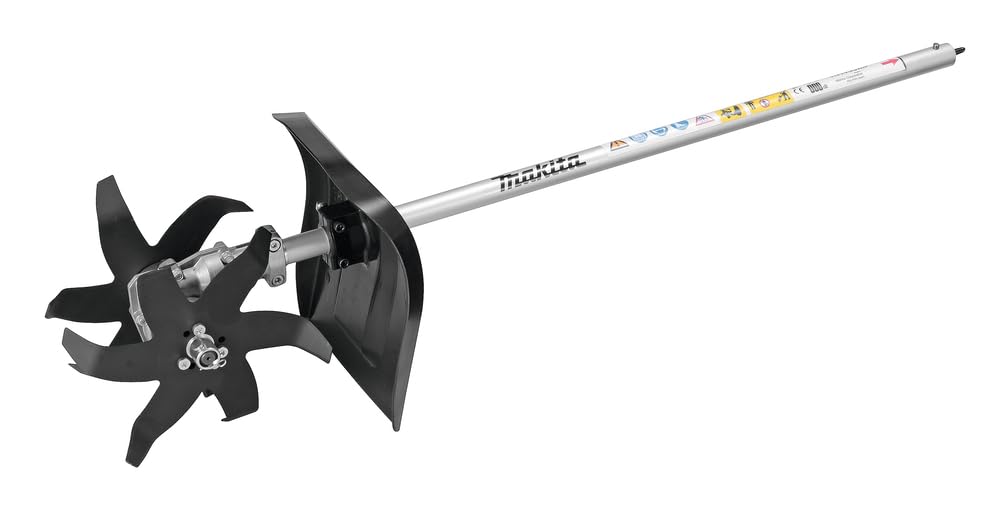 Makita 195707-2 Kultivatoraufsatz KR400MP, Aufsatz zum Auflockern und Kultivieren von Beeten, Arbeitsbreite 16 cm, passend für Akku-Multifunktionsantrieb UX01G, DUX60, DUX18