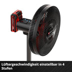 Einhell Akku-Ventilator GE-CF 18/320 P Li-Solo Power X-Change (18 V, Stand-Ventilator, 4 Geschwindigkeitsstufen, autom. Schwenkfunktion, höhenverstellbar, ohne Akku)