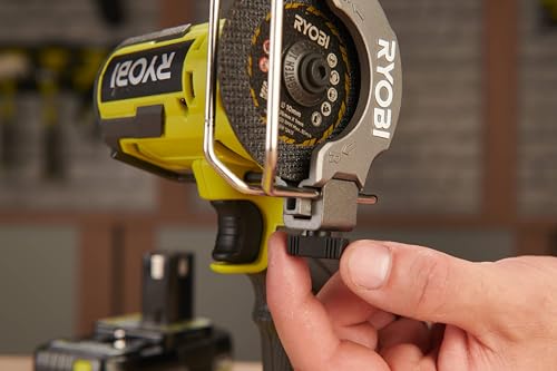 RYOBI 18 V ONE Brushless Akku-Trennsäge RCT18BL-0, 76 mm Scheibendurchmesser, Kompakt und einhändig bedienbar, LED-Beleuchtung, G5 GripZone, ohne Akku und Ladegerät