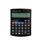 MAUL Taschenrechner MTL 700 | Kaufmännischer Tischrechner für Büro | Taschenrechner zweizeilig mit 12-Stellen Display | inkl. Steuerrechnung und Korrekturfunktion | Solar/Batterie | Schwarz