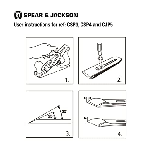 Spear & Jackson CJP5 Tischler-Doppelhobel Nr. 5