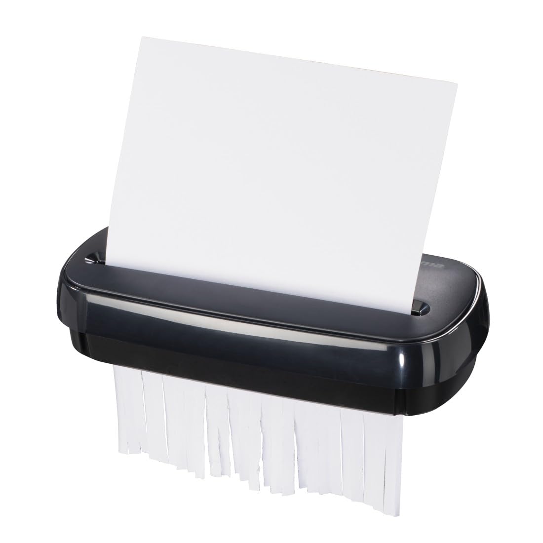 Hama Aktenvernichter Einzug Aktenvernichter professionell Home Office (Streifenschnitt, Schredder, elektrisch, 6 Blatt Papier, Reißwolf, 8 Liter Papierkorb, Sicherheitsstufe 2 DSGVO)