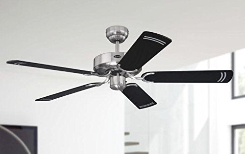 78370 Cyclone 132 cm, Deckenventilator, gebürsteter Stahl