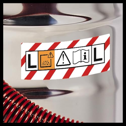 Einhell Nass-Trockensauger TE-VC 2025 SACL (Staubschutzkl. L, für Staubpartikel mit AGW-Werten >1 mg/m³, 25l-Edelstahltank, Filterreinigung, Gerätesteckdose, inkl. Düsen u. Filter)