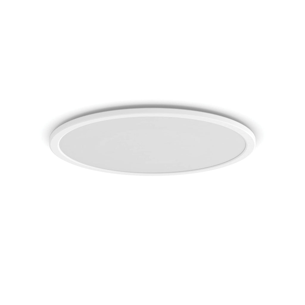 Philips LED Badezimmer Deckenleuchte Superslim (18 W), 3 Lichteinstellungen, warmweißes Licht, dimmen ohne Dimmer, IP44 Schutz, weiß, 30cm