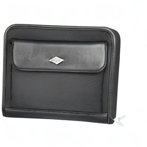 WEDO Elegance A5 Konferenzmappe – Executive Organizer im Leder-Look mit 4-Ring-Mechanik, Karten- & Dokumentenfächern, Stifthalter, kompakt & stilvoll