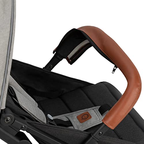MOMI ESTELLE Kinderwagen für Kinder ab 6 Monat bis zu max. Körpergewicht von 15 kg, H105 x B51 x T75 cm, klappbar auf die Maße H65 x B51 x T21 cm, Gewicht 7,5 kg, 5-Punkt-Sicherheitsgurt