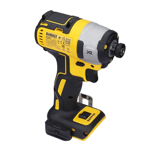DEWALT 18 Volt Akku-Schlagschrauber (1/4”) DCF887N (bürstenloser Motor, Dreh- und Schlagzahl elektronisch über 3 Stufen einstellbar, max. Drehmoment: 205 Nm, ohne Akku und Ladegerät)