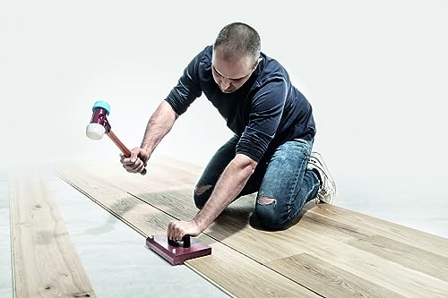 SIMPLEX-Schonhammer, TPE-soft/Superplastik; mit Tempergussgehäuse und hochwertigem Holzstiel | D=50 mm | 3017.051