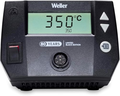 Weller WE 1010 (T0053298393) 70W/230V Digitale Lötstation, Limitierte Schwarze Edition zum 80. Jubiläum inkl. Geschenk-Lötspitze