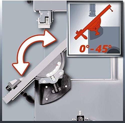 Einhell Bandsäge TC-SB 305 U (750W, 370-800 m/min Sägebandgeschw., 170mm Schnitth.), neigbarer Sägetisch, Parallel- und Winkelanschlag, Untergestell