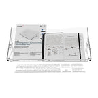 Dataflex Addit ErgoDoc® Dokumentenhalter - Verstellbar 400, Klarer Acryl, Dokumentenhalter auch geeignet für Bücher, Ordner bis A3, Verstellbar, Tragkraft 6kg, Ablagefläche für Tastatur