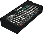 Wera Zyklop Speed-Knarrensatz 8100 SA 6, 1/4 Zoll-Antrieb, metrisch, Silber, 28-teilig, 05004016001