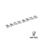 Paulmann 94153 Seilsystem Set Cardan max. 8x10W GU5,3 dimmbar Metall Seilsystem Seilleuchte Seillampe LED ohne Leuchtmittel