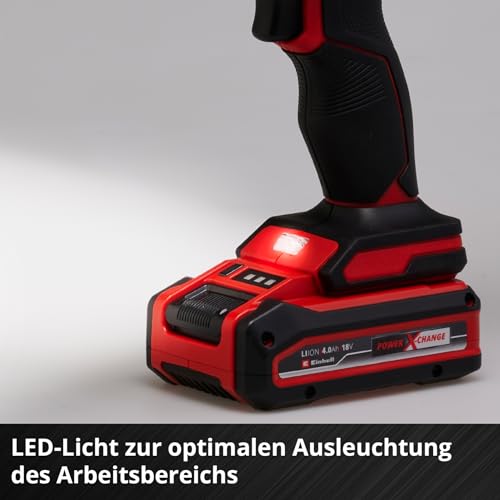 Einhell Akku-Kartuschenpistole TE-SG 18/10 Li-Solo Power X-Change (18 V, für 310 ml-Kartuschen, bis zu 2.000 N, einstellbare Drehzahl, ohne Akku)