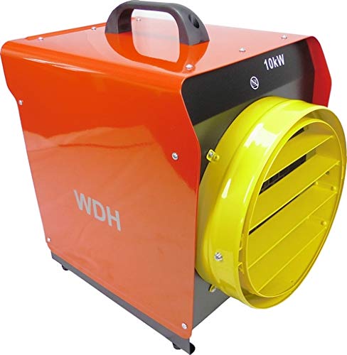 Aktobis Starkstromheizgebläse WDH-BGP10S mit 10.000 Watt (400V / 16A) mit Schlauchanschluss