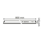 Bosch Professional Führungsschiene FSN 800 (800mm Länge, kompatibel mit Bosch Professional GKS Kreissägen G-Modellen, GKT Tauchsägen, bestimmten GST Stichsägen + GOF Fräsen mit Adapter)