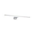 Paulmann HomeSpa LED Spiegelleuchte Evie, IP44, 8W=75W, Chrom, 610 lm, 3.000K, Warmweiß