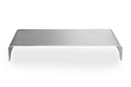 DIGITUS Designer Monitor-Erhöhung aus Aluminium - Bildschirm-Ständer - Traglast 10 kg - Nicht Rutschend - Silber