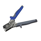 Klein Tools 86528 Stanzer-Set, Schnappverschluss-Stanzwerkzeug für Blech, Vinyl und Aluminiumverkleidungen, blau/grau