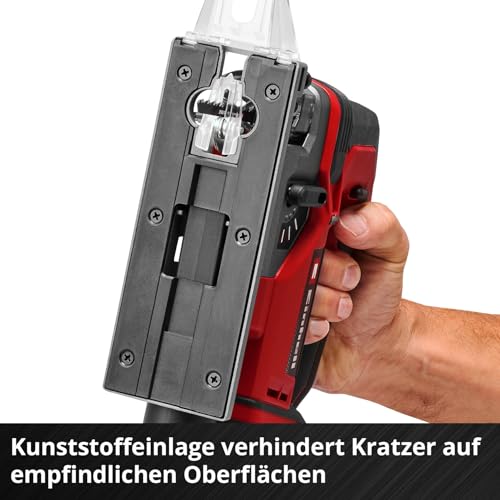 Einhell Akku-Stichsäge TE-JS 18/100 Li-Solo Power X-Change (18 V, 100 mm Schnitttiefe in Holz, 26 mm Hubhöhe, max. 45° Schrägschnitte, inkl. Sägeblatt, ohne Akku)