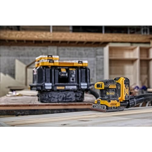 DEWALT DCW200N-XJ 18V XR Brushless 1/4 Blatt Handschleifer (blanke Einheit)