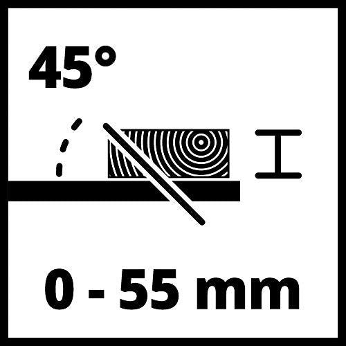 Einhell Tischkreissäge TC-TS 254 U (2.200 W, 80 mm Schnitthöhe, Ø 254 mm Sägeblatt, Winkelanschlag, Parallelanschlag, Auflagenvergrößerung, Staubabsauganschluss)